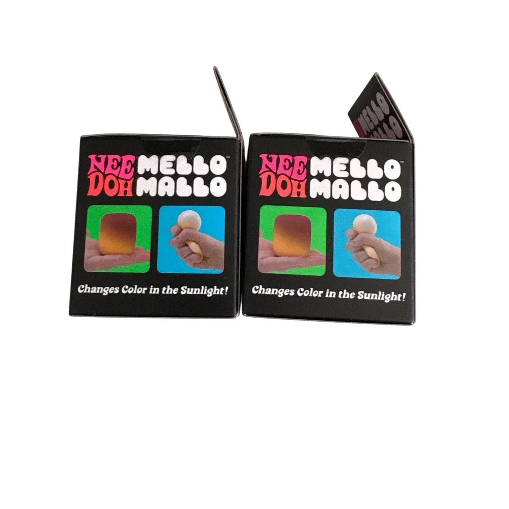Schylling NeeDoh Mello Mallo Color Changing Squishy Fidget Toy Set 2pk 26058HY